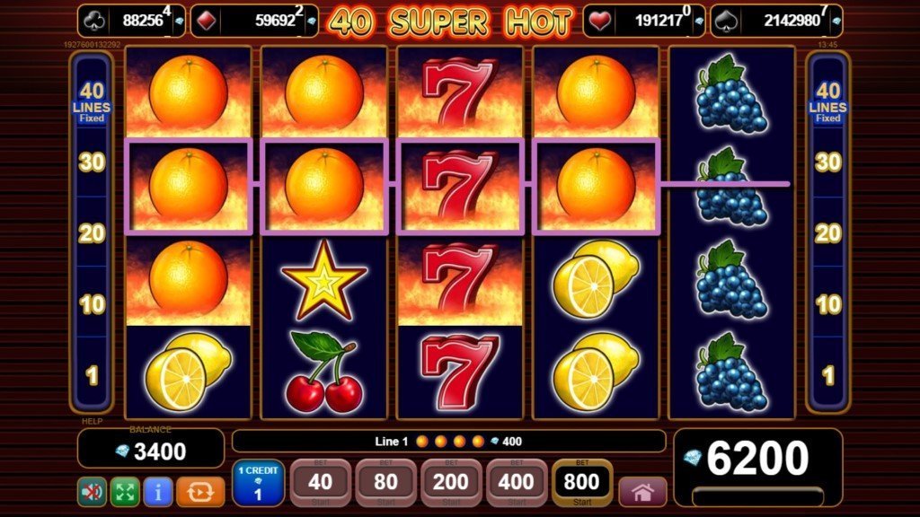 40 super hot slot machine online