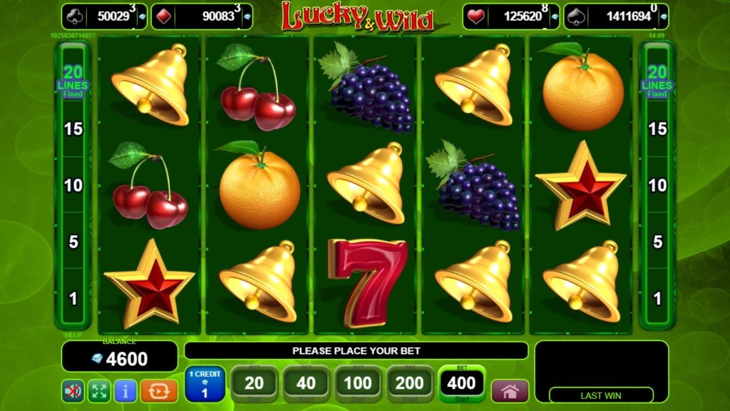 Lucky wild slot video poker