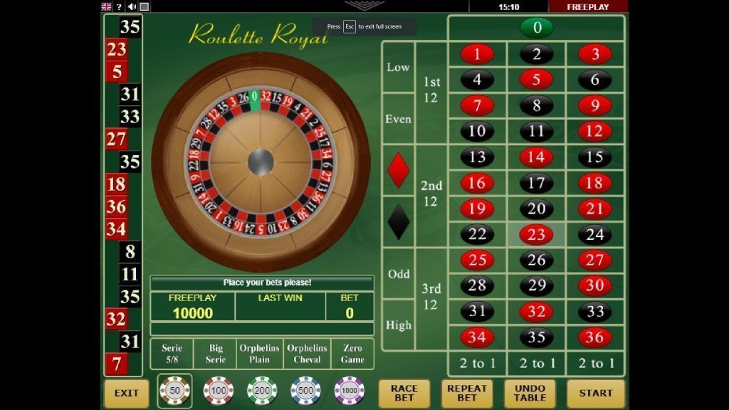 Win money online roulette