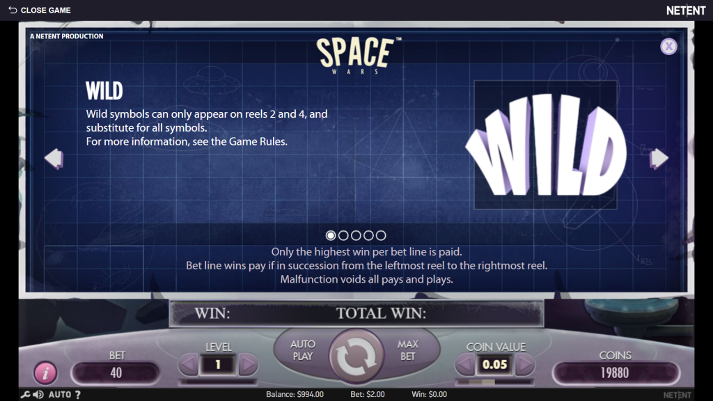 Space Wars Slot Wild Simbol