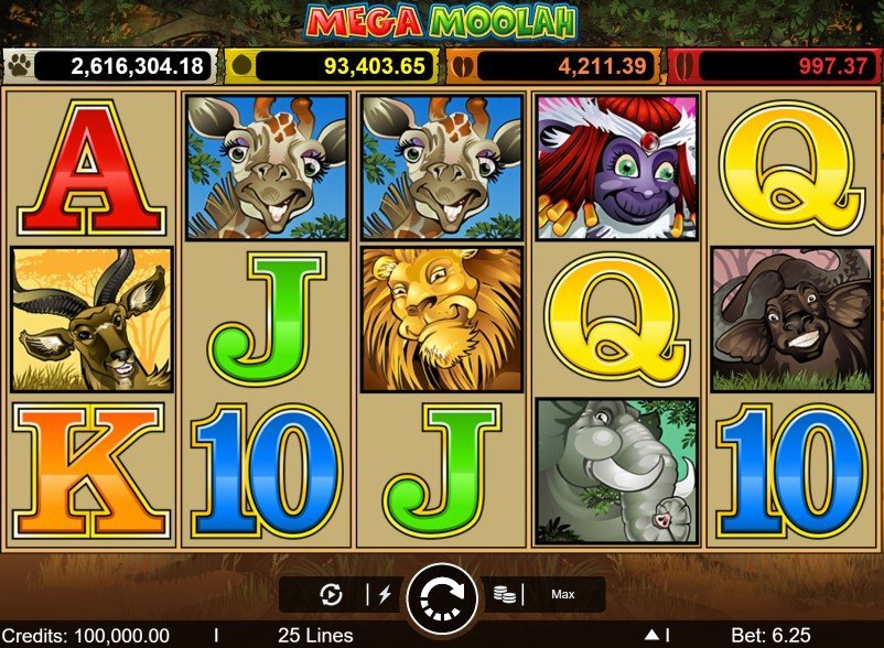 Mega Moolah slot kao primer za Random Number Generator
