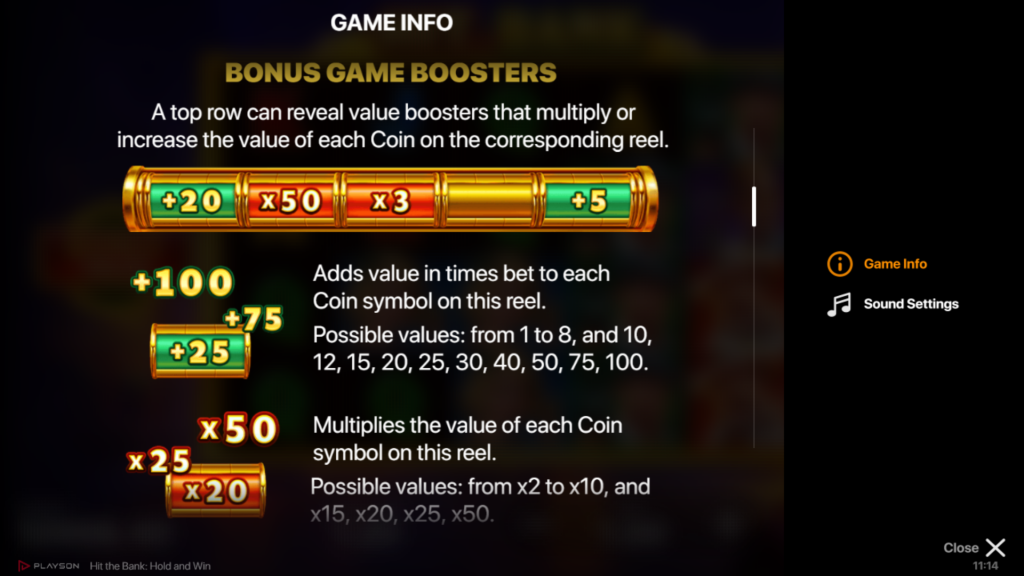 Hit the Bank: Hold and Win Slot Bonus Game Boosters