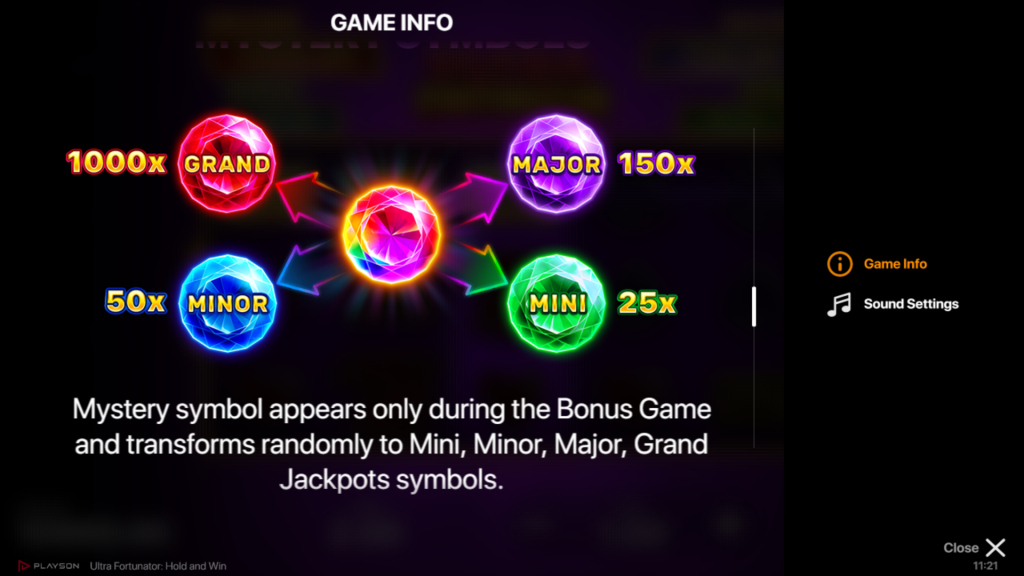 Ultra Fortunator: Hold & Win Slot Mystery Symbol