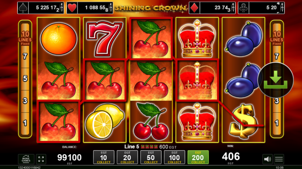 Shinig Crown slot igra