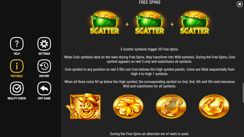 Leprechaun Wish Free Spins