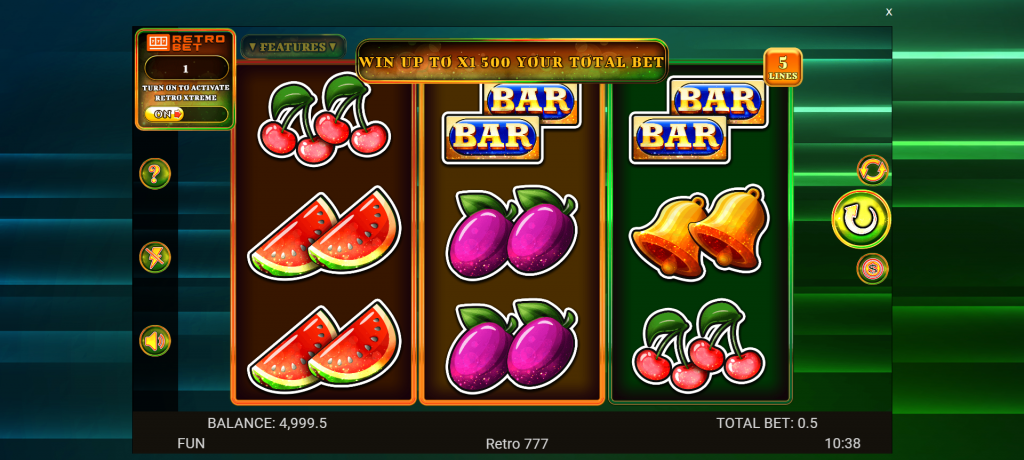 Retro 777 Slot Game