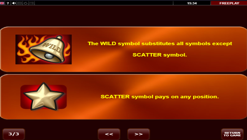 Bells on Fire Slot Wild & Scatter Symbols